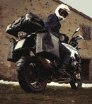 BMW R nineT 1200 Racer [2017-2020] - Khali Seitentasche aus TPU 35L - 45L + Aluminiumplatte auf der Schalldämpferseite