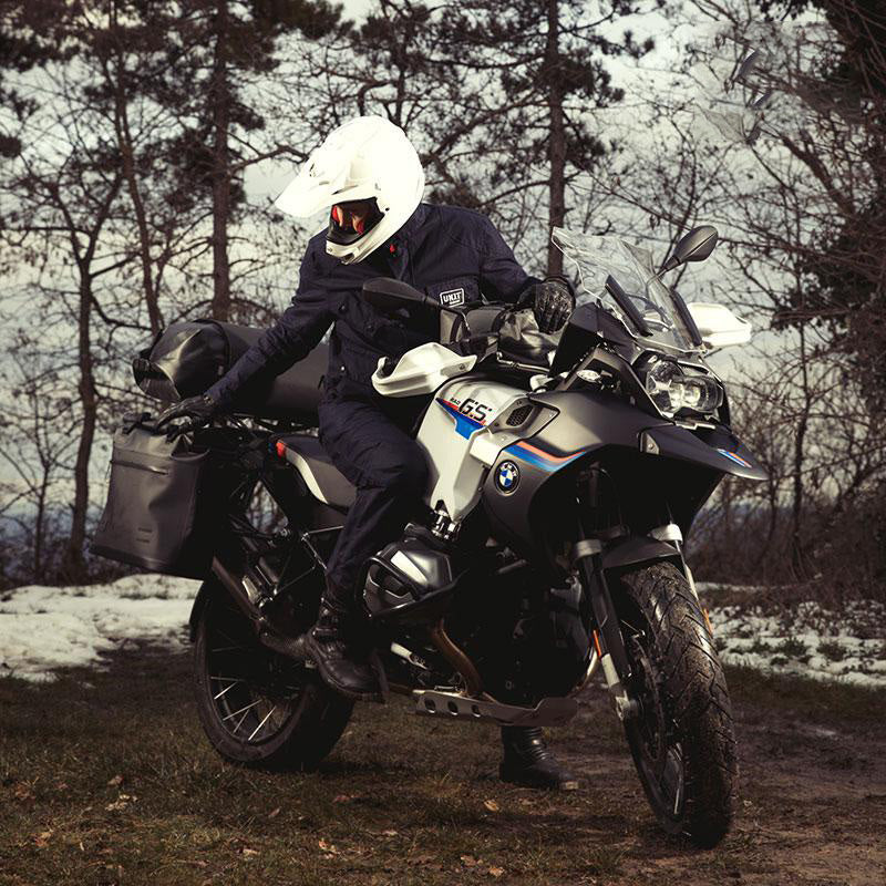 BMW R nineT 1200 Racer [2017-2020] - Khali Seitentasche aus TPU 35L - 45L + Aluminiumplatte