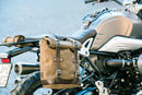 BMW R nineT 1200 Racer [2017-2020] - 22L-30L Scram Satteltasche aus Spaltleder + Rahmen der Serie