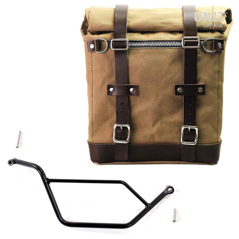 BMW R 850 GS / R 1100 GS / R 1150 GS Adventure [1994-2004] - Scram Seitenkoffer Canvas 22L-30L + rechter Hilfsrahmen Bmw GS 850/1100/1150 + ADV