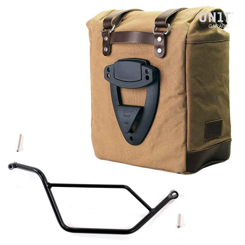 BMW R 850 GS / R 1100 GS / R 1150 GS Adventure [1994-2004] - Scram Seitenkoffer Canvas 22L-30L + rechter Hilfsrahmen Bmw GS 850/1100/1150 + ADV
