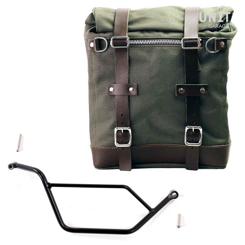BMW R 1150 GS Adventure [2002-2006] - Scram side case in canvas 22L-30L + right subframe Bmw GS 850/1100/1150 and ADV