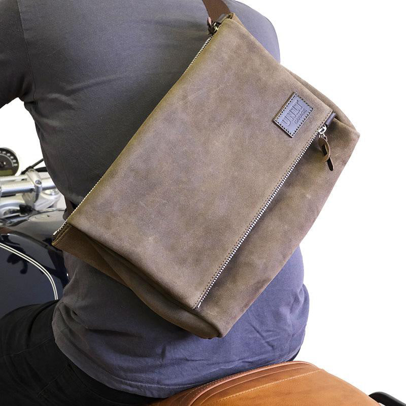 BMW R 1200 GS [2004-2012] - Fezzan split leather messenger bag