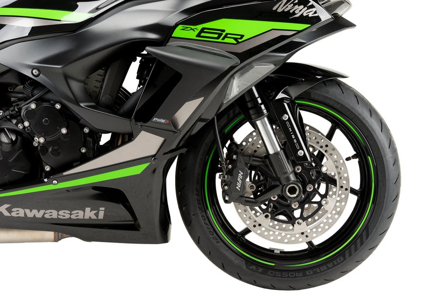 KAWASAKI ZX-6R NINJA [2025] – Race Side Spoiler – Schwarz