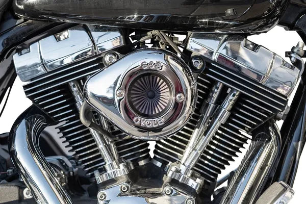 Harley-Davidson FLSTSE2 1800 Softail Convertible CVO [2011] - Air Stinger Stealth Luftfiltersatz – Oberfläche: Verchromt – Bild 8