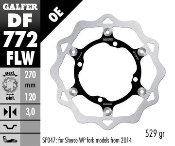Sherco SX 2.5 250 IF [2010] - brake disc - picture 2