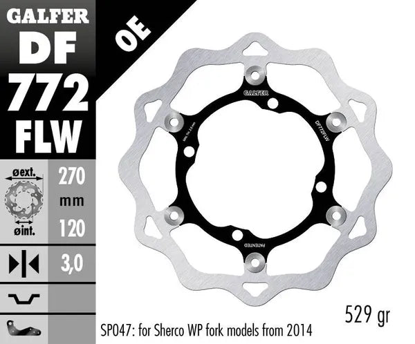 Sherco 2.5 250 [2004-2008] - brake disc - picture 4