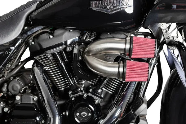 Harley-Davidson FLHTCUTG 1868 Tri Glide Ultra 114 [2025] - Tuned Induction Luftfilterkit – Oberfläche: Silber – Bild 8