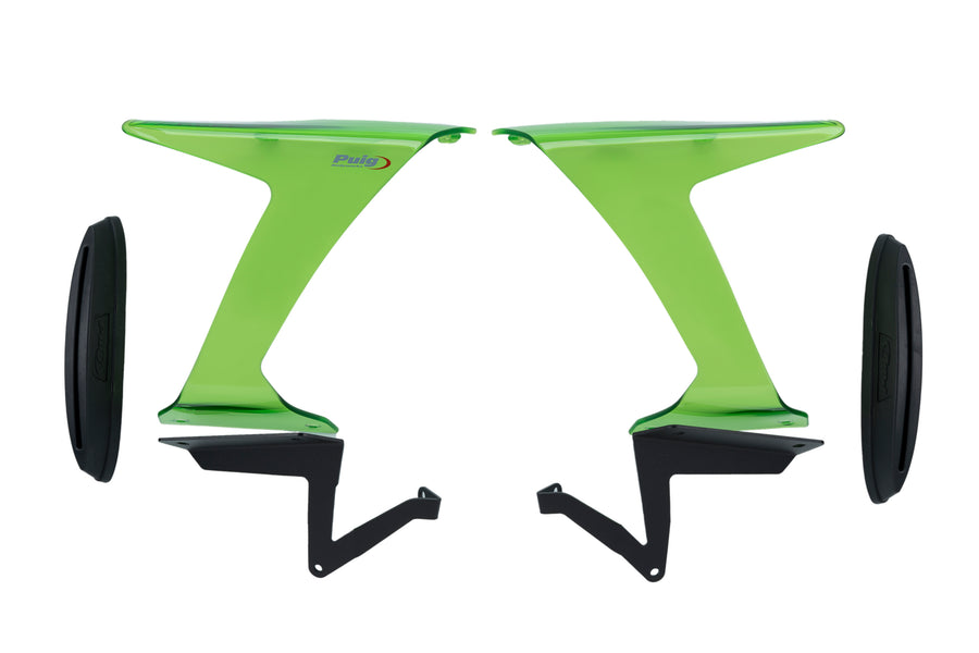 KAWASAKI ZX-6R NINJA [2025] – Race Side Spoiler – Schwarz