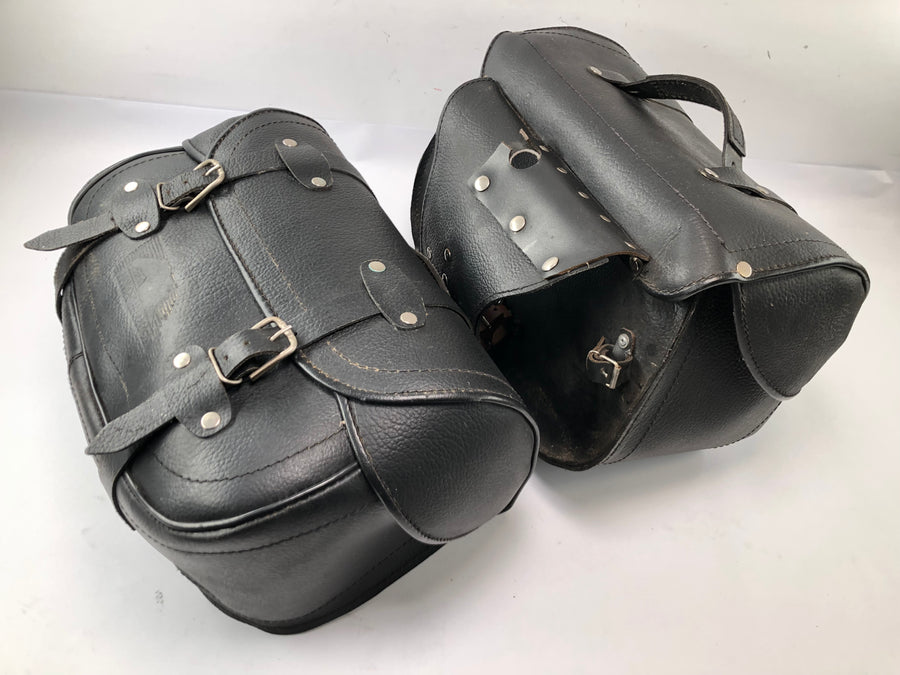 Satteltaschen Leder Chopper Packtaschen
