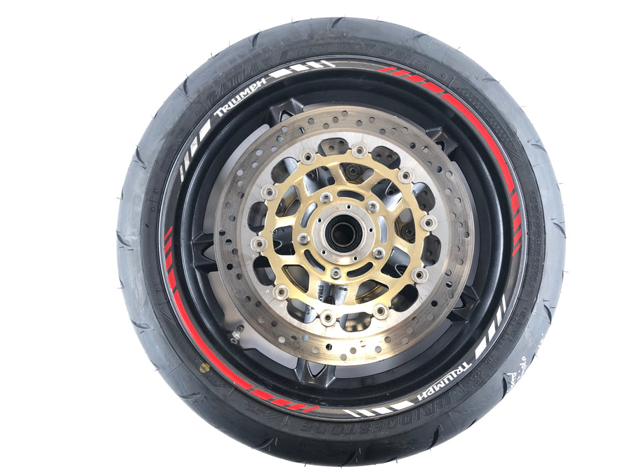 Triumph Speed ​​Triple 1050 515NJ [2005] - Front wheel rim with brake disc and tire