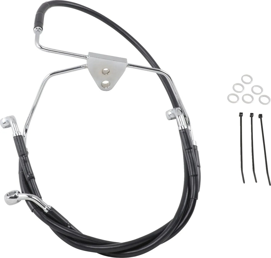 harley davidson flhtcui [DRAG SPECIALTIES] – Edelstahl Bremsleitungs-Kit