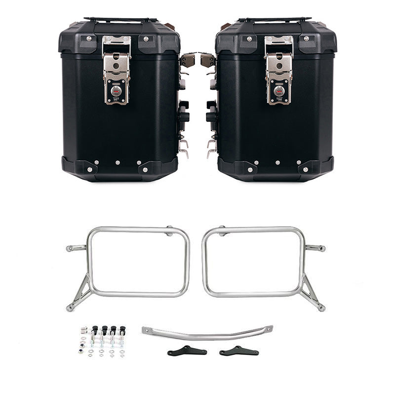 BMW R 1150 R [2000-2006] - Atlas aluminum side case set 48L + 48L with bag frame