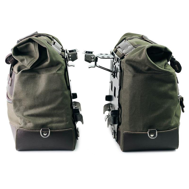BMW F 850 GS Adventure [2019-2024] - Paar Cult-Seitentaschen aus Canvas 40L - 50L + Paar Aluminiumplatten