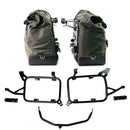 BMW F 850 GS [2018-2024] - Paar Cult-Seitentaschen Canvas 40 l – 50 l + Paar Aluminiumplatten + Alu-Kofferrahmen und ADV