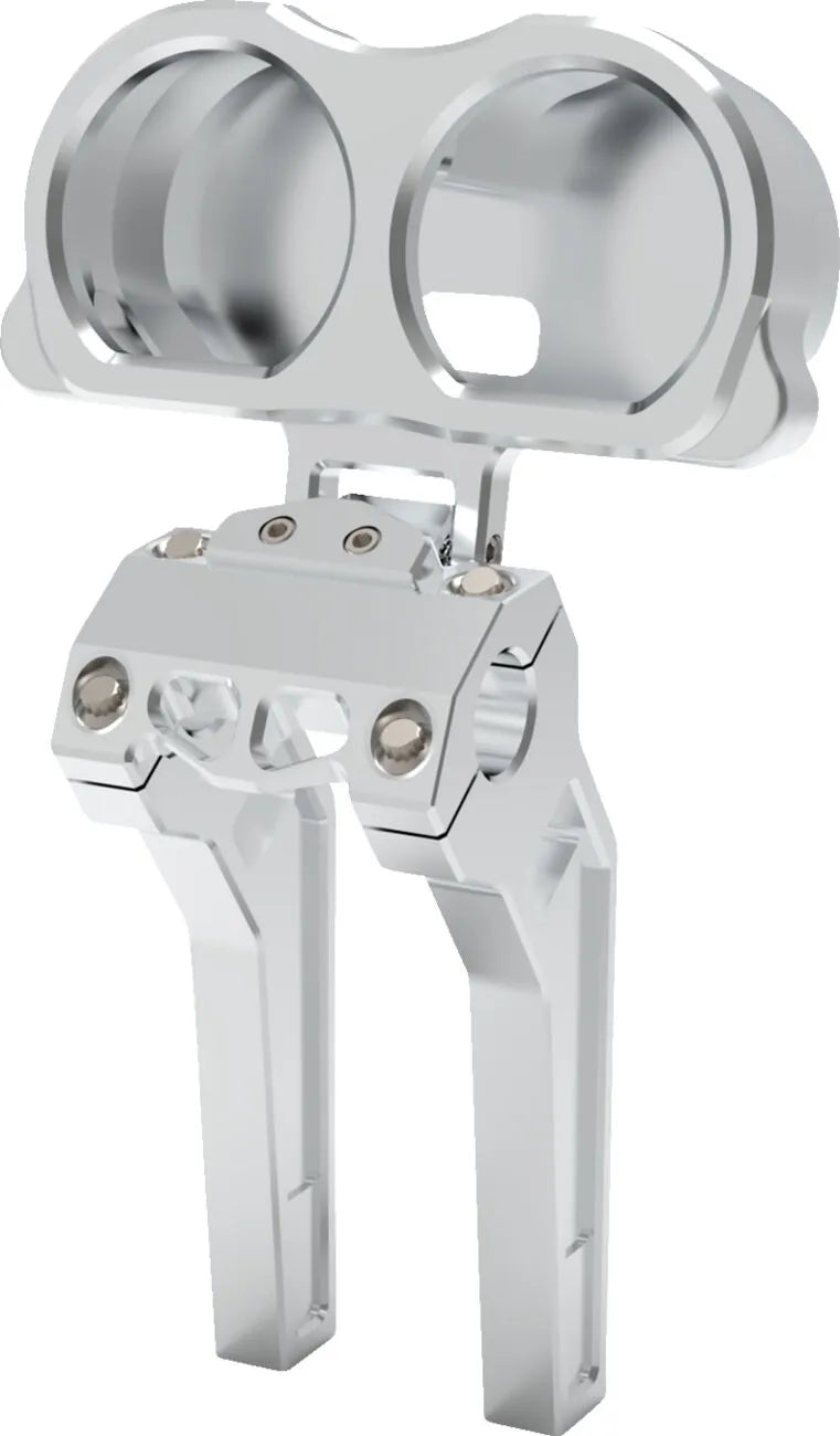 harley davidson fltruse [LA CHOPPERS] - Dual Gauge Bracket for Performance Risers
