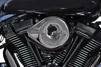 Indian PURSUIT 108 Dark Horse Premium [2024-2026] - Stealth Luftfilter-Kit mit Abdeckung – Oberfläche: Silber – Bild 10
