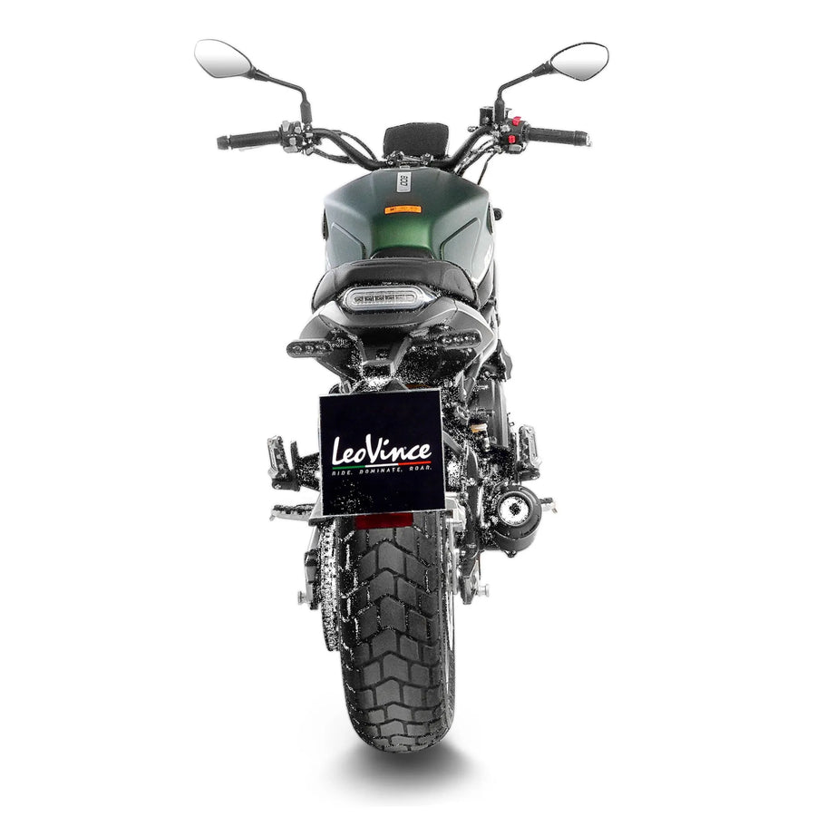 benelli leoncino 800 trail [LEOVINCE] – LV-10 Schwarz Endschalldämpfer