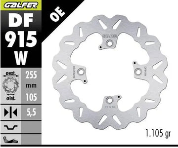 Triumph Bonneville 1200 Speedmaster [2025] - BRAKE DISC FIXED WAVE – Image 1