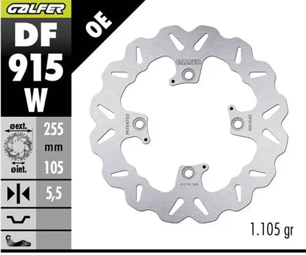 Triumph Street Scrambler 900 ABS [2025, 2025-2026] - BRAKE DISC FIXED WAVE – picture 2