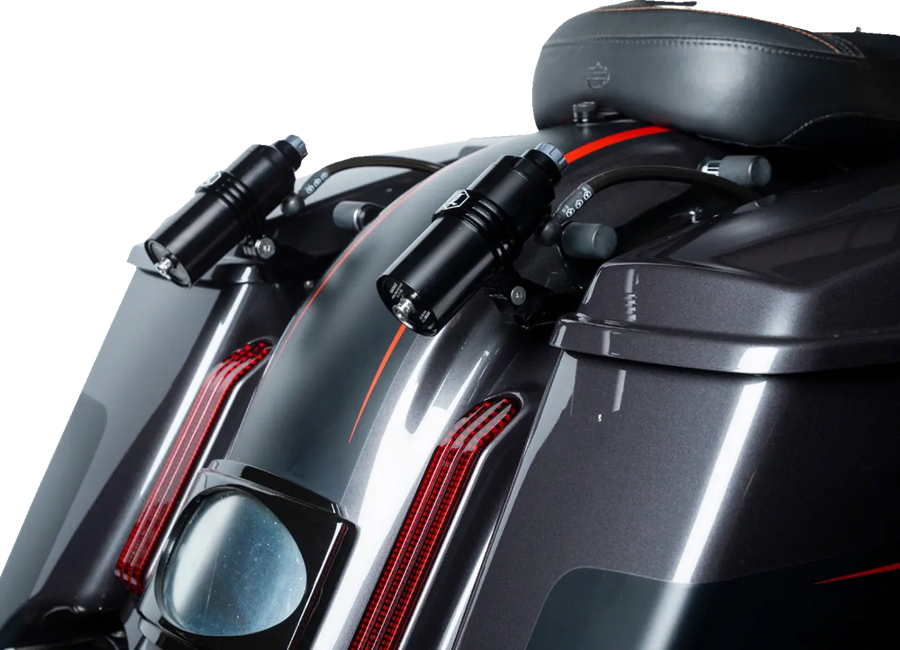 Harley-Davidson FLTRXSTSE 1977 Road Glide ST CVO 121 [2025] - REVO ARC Billet Remote Reservoir Outer Mounts - Image 2