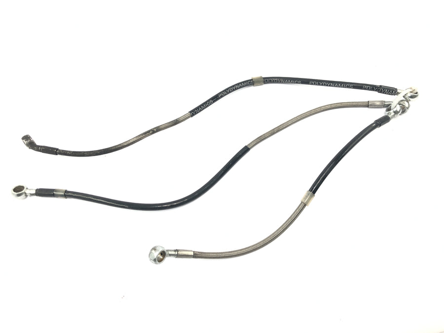 Triumph Daytona 900 T300D [1996] - Brake line steel flex brake hose set front