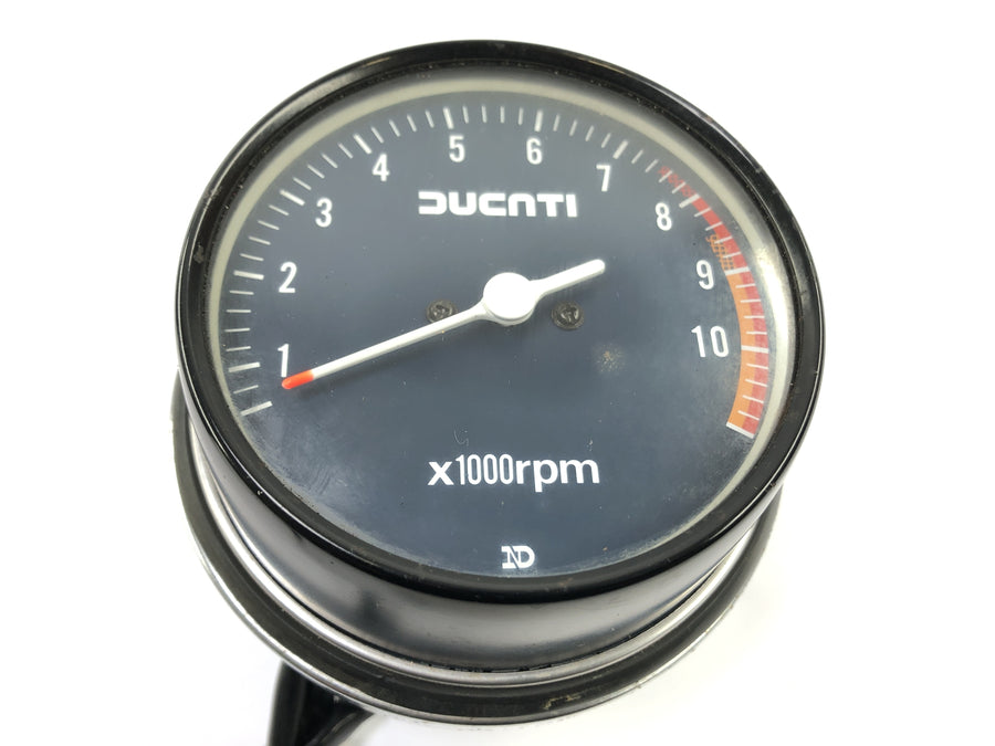 Ducati SL 600 Pantah [1982] - Cockpit Armaturen Tacho Drehzahlmesser mit Kontrolleuchten und Zündschloß