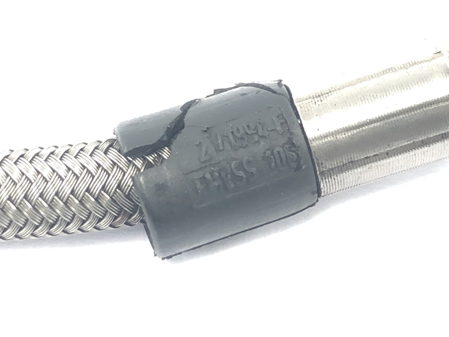 Laverda 1000 [1978] - Steel braided brake line at the rear