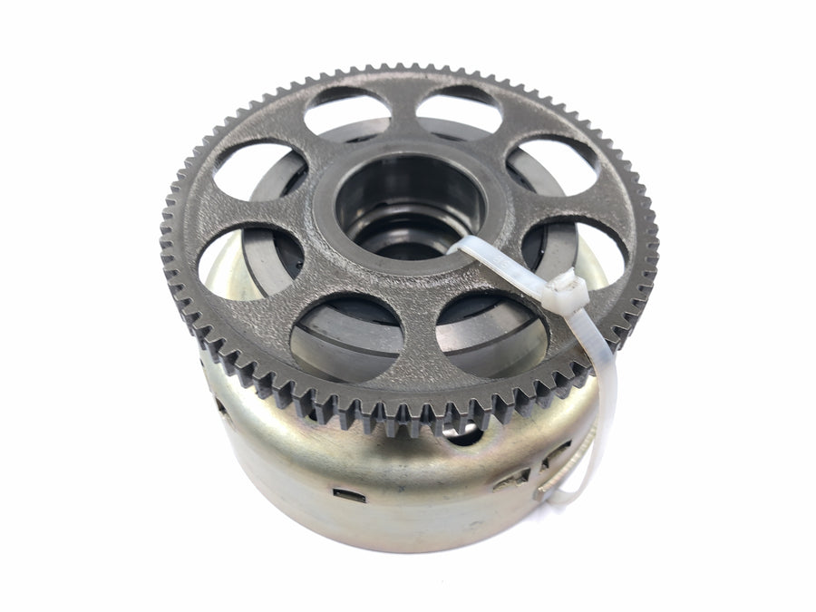 KTM 640 LC4 Prestige [2005] - Alternator rotor pole wheel with starter freewheel