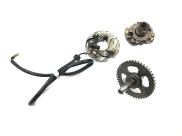 Yamaha XT 500 1U6 [1981] - Ignition contact interrupter centrifugal regulator ignition adjustment - 0
