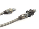 Triumph Bonneville T140V [1976] - brake line at the front steel flex-2