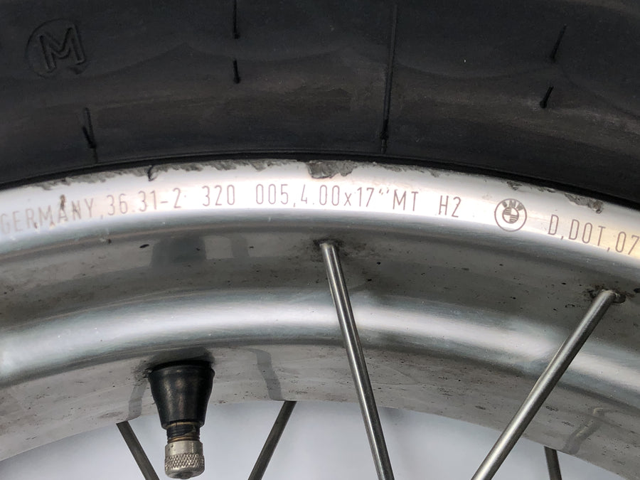 BMW R 1150 GS R21 [2002] - rear wheel rim wheel spoke wheel 5.40 x 17"