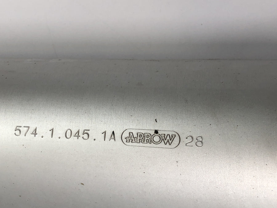 Ducati ST3 S3 [2004] - Schalldämpfer links Auspuff Endtopf ARROW Schalldämpfer silber
