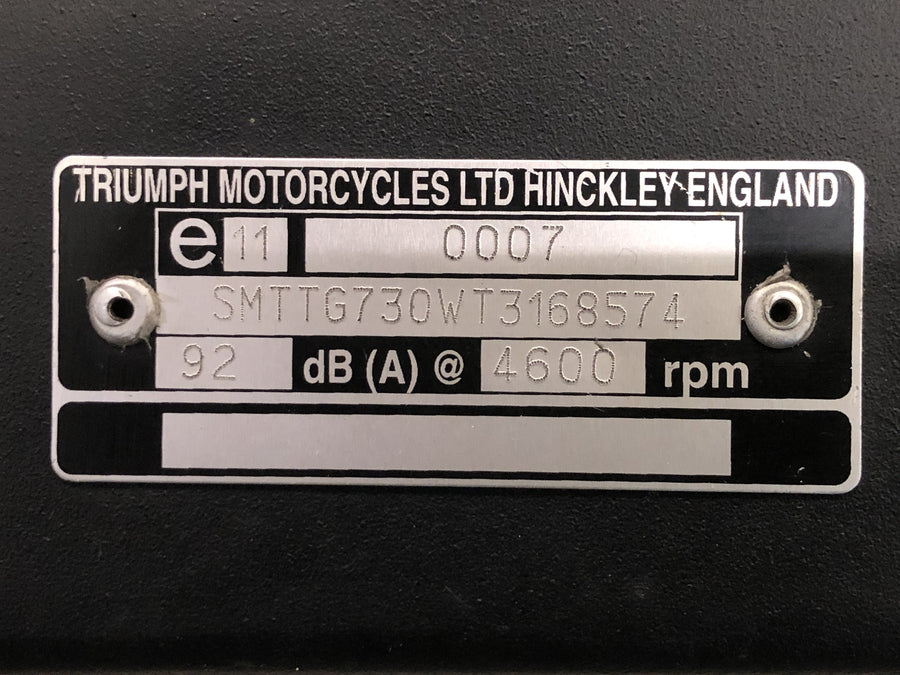 Triumph Tiger 955i 709EN [2003] - Frame with papers