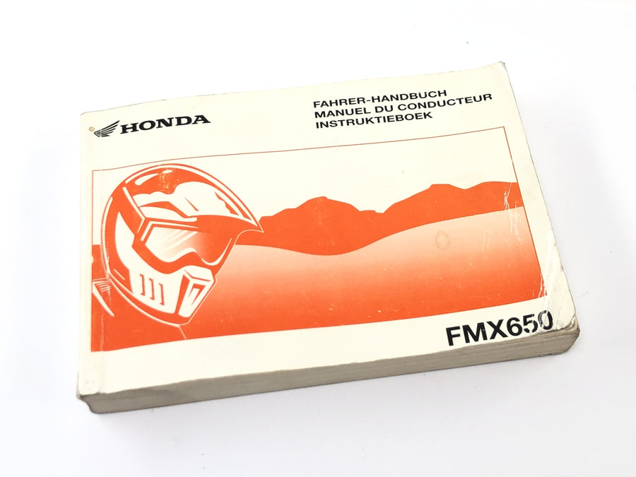 Honda FMX 650 RD12 [2006] - Fahrerhandbuch Bedienungsanleitung Manual Nutzerhandbuch