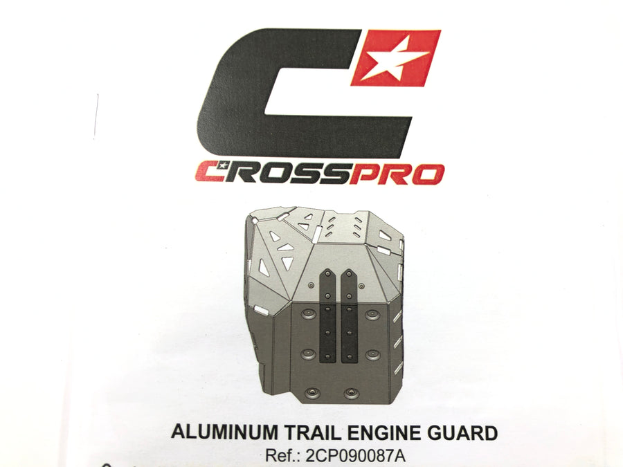 Aprilia Tuareg 660 - Cross Pro Motorschutz Unterfahrschutz Motorskidplate Aluminium