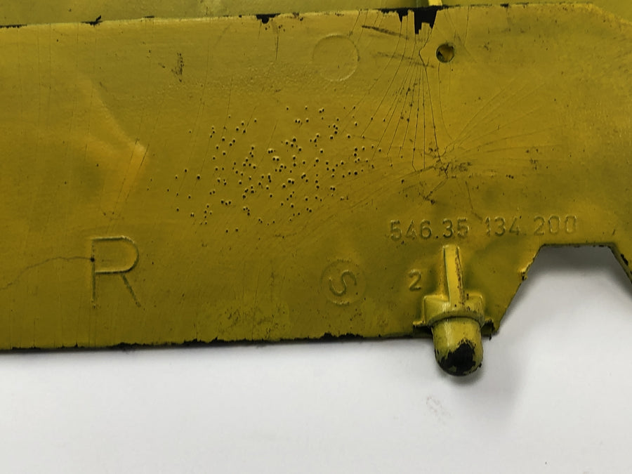 Sachs ZX 125 [1998] - Air duct radiator grille air duct panel yellow