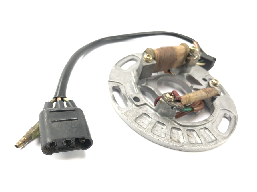 Kawasaki KX 250 [1982] - Stator alternator lighting plate generator plate