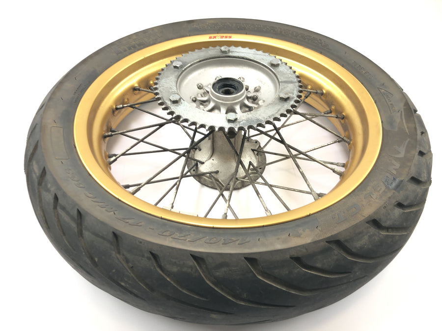 Yamaha WR 125 X DE07 [2010] - Rear wheel rim spoke wheel 3.50 x 17"