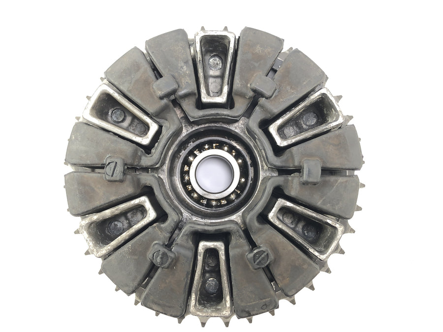Kawasaki GPZ 1000 RX [1987] - Sprocket carrier with sprocket and shock absorber