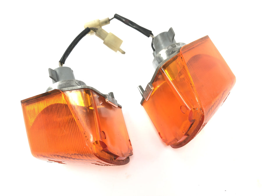 Kawasaki GPZ 1000 RX ZXT00A [1986] - Blinker Paar Blinkleuchte Indicator vorne Verkleidungsblinker