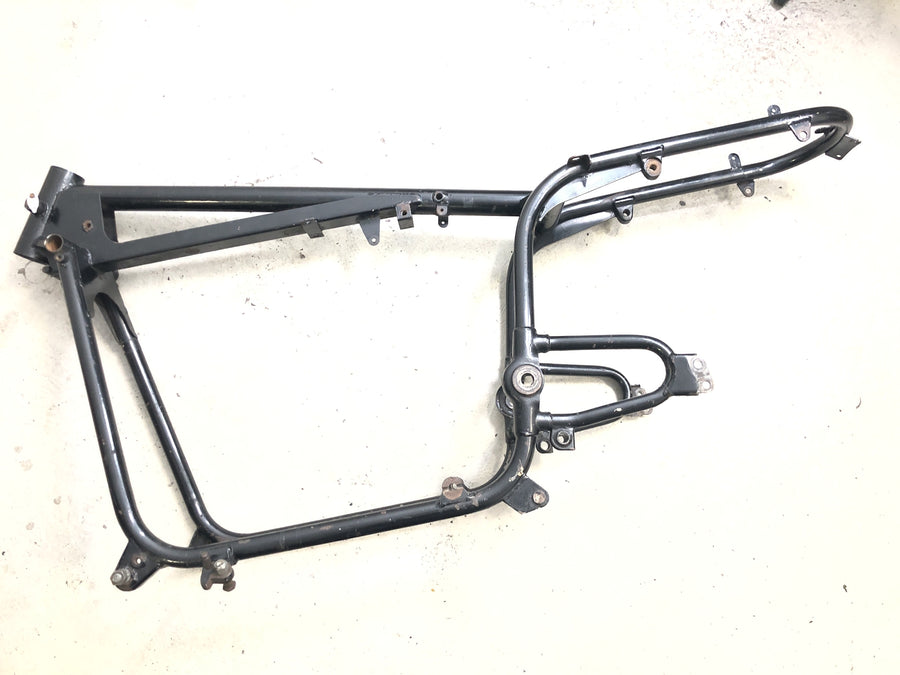 Moto Guzzi V7 Special [1971] - frame with registration document main frame chassis chassis base frame