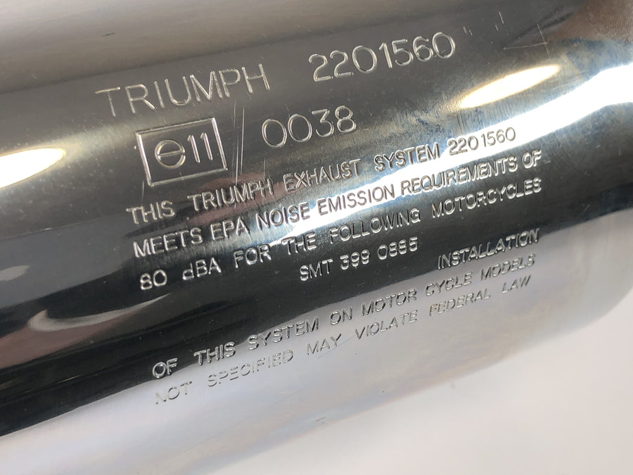 Triumph Adventurer 900 T309RT [1998] - Exhaust rear silencer silencer left