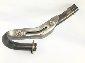 Honda CRF 450 R [2007] - Auspuffkrümmer Krümmer Auspuffrohr mit Hitzeschild