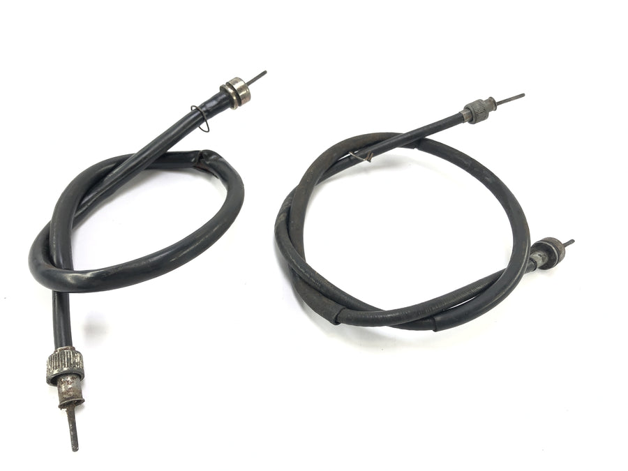 Yamaha XT 500 1U6 [1981] - Speedometer cable and tachometer cable set