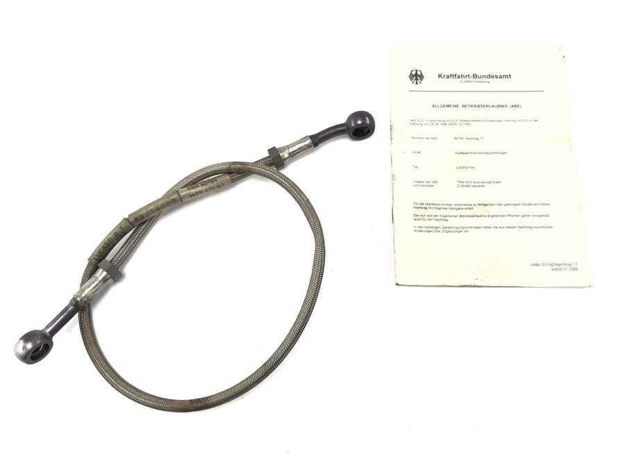 Kawasaki ZR7 ZR750F [1999] - Brake line brake hose Steel flex lucas back with ABE