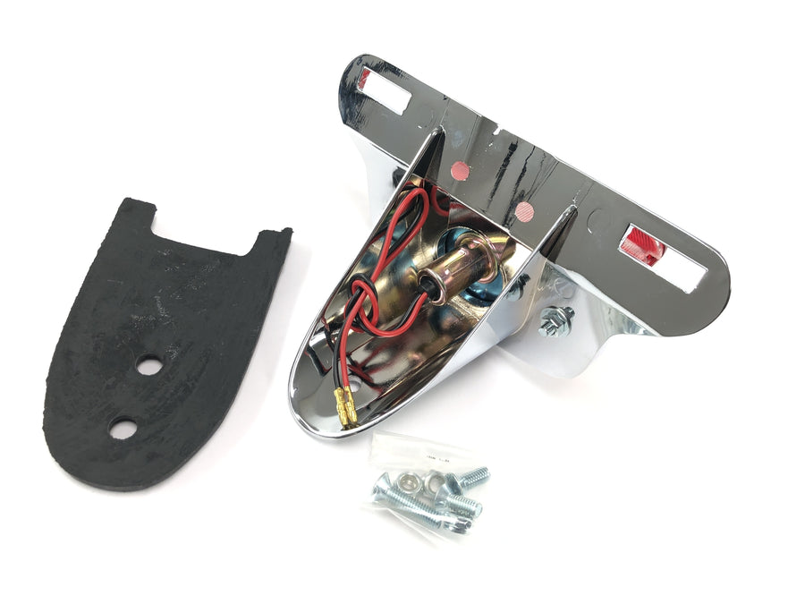 Kawasaki W 650 EJ650A [1999] - Rücklicht Rückleuchte Bremslicht mit Halter Chrom nicht original