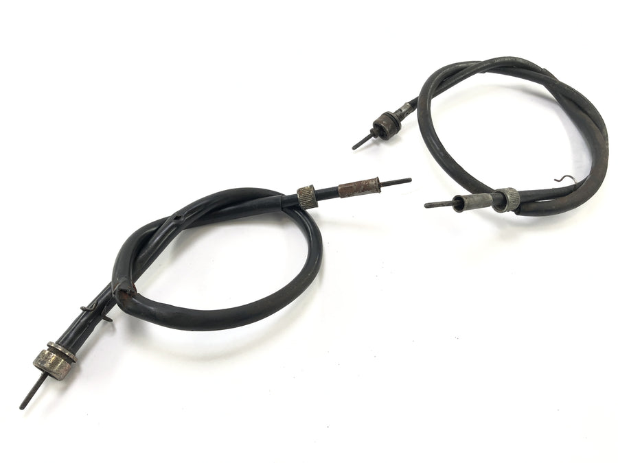 Yamaha XT 500 1U6 [1981] - Speedometer cable and tachometer cable set