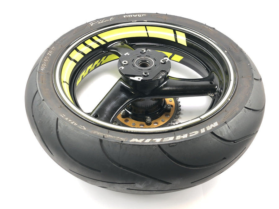 Husqvarna TE 610 H6 8AE [Suzuki RGV 250] - Wheel rim tire set front wheel 3.50 x 17 rear wheel 4.50 x 17 set with mock copy