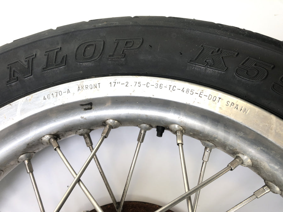 Cagiva elefant 650 [1984] - rear wheel wheel rim with chain wheel and brake disc